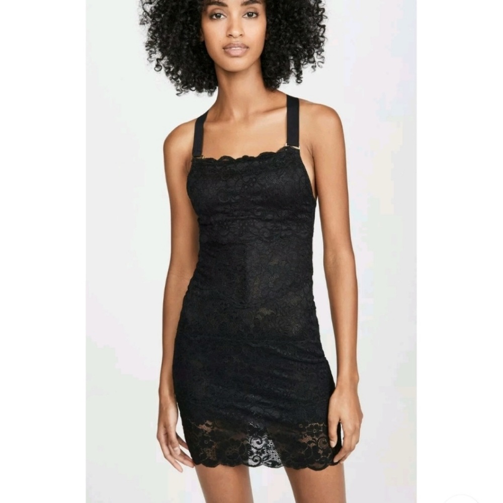 We are HAH (Hot as Hell) x Free People Tight Squeeze Lace Mini Dress, Size M